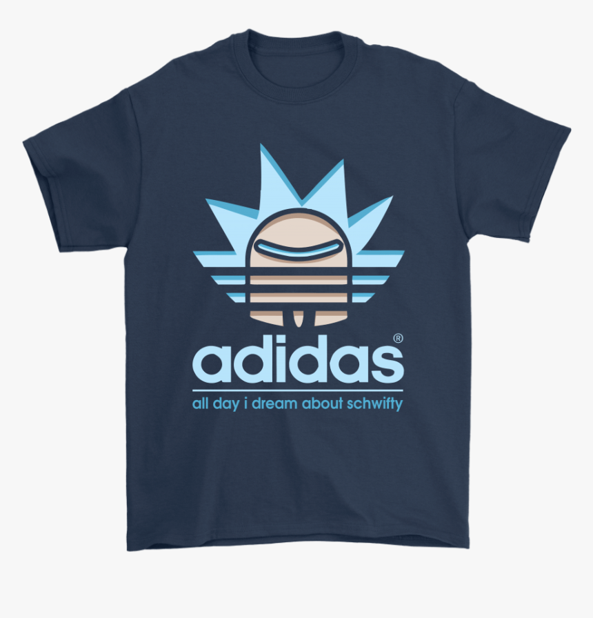 Adidas All Day I Dream About Schwifty Rick And Morty - Rick And Morty Adidas Logo, HD Png Download, Free Download