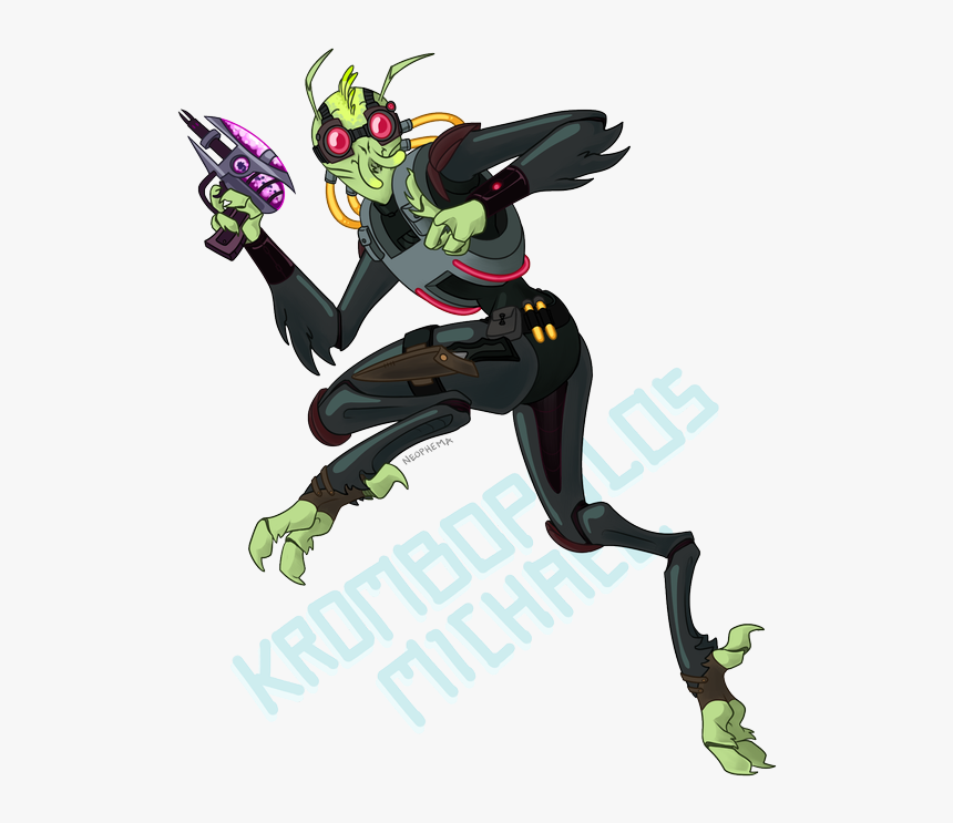 Rick Sanchez Morty Smith Fictional Character Cartoon - Rick And Morty Krombopulos Michael Art, HD Png Download, Free Download
