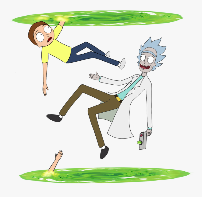 Rick And Morty Portals - Rick And Morty Png, Transparent Png - kindpng.