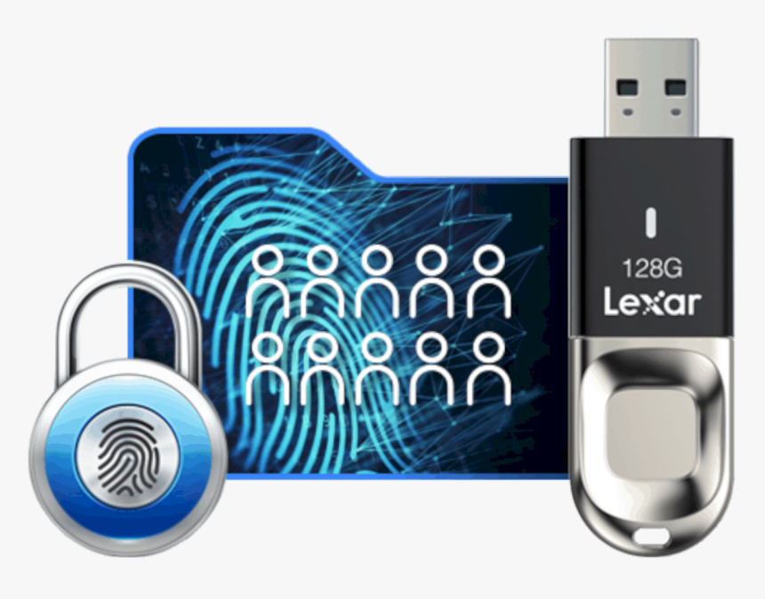 Lexar Jumpdrive Fingerprint F35, HD Png Download, Free Download