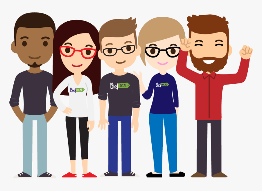 Png For Free - Cartoon Group Of People Png, Transparent Png - kindpng