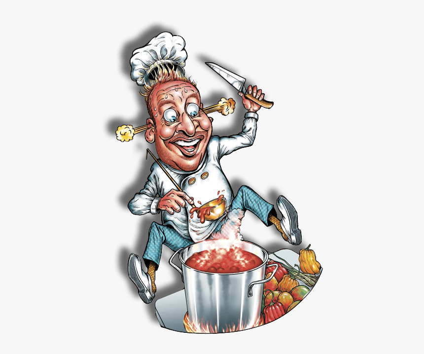 Chef Caricature, HD Png Download, Free Download