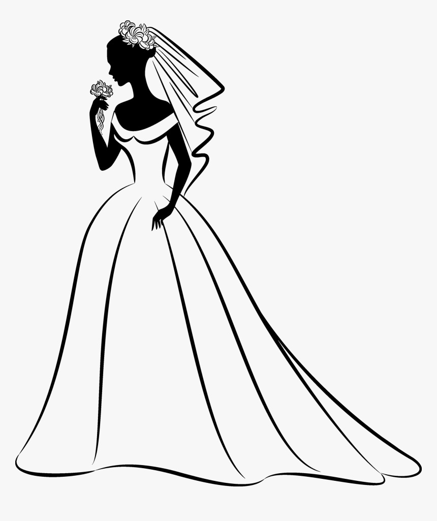 Wedding Dress Clipart Png Download - Wedding Dresses Clipart, Transparent Png, Free Download