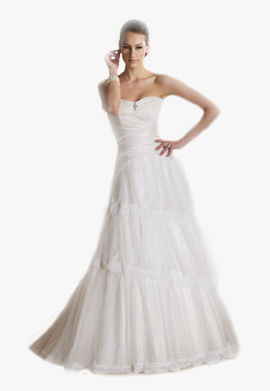 Bride - V Neck Wedding Dress Sleeves, HD Png Download, Free Download