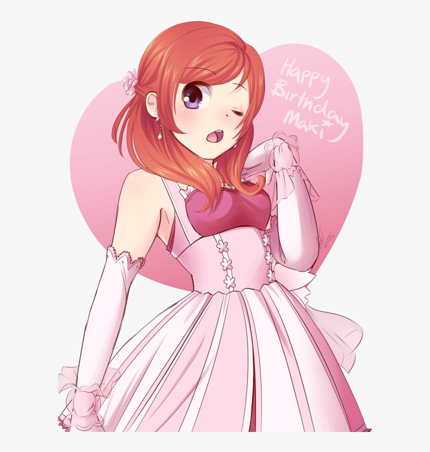 “happy Bday To Maki Nishikino From Love Live ” I Really - Love Live Happy Birthday Maki, HD Png Download, Free Download