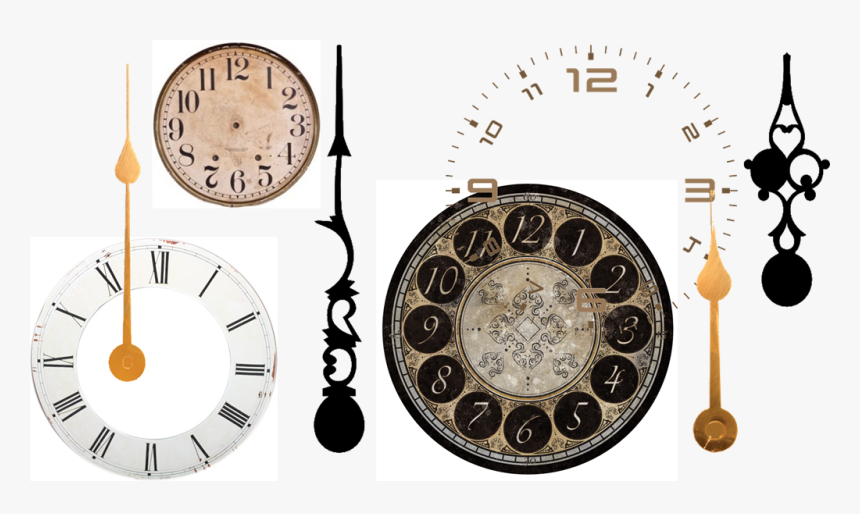 Huppme Analog 28 Cm Dia Wall Clock , Png Download - Vintage Clock Face Without Hands, Transparent Png, Free Download