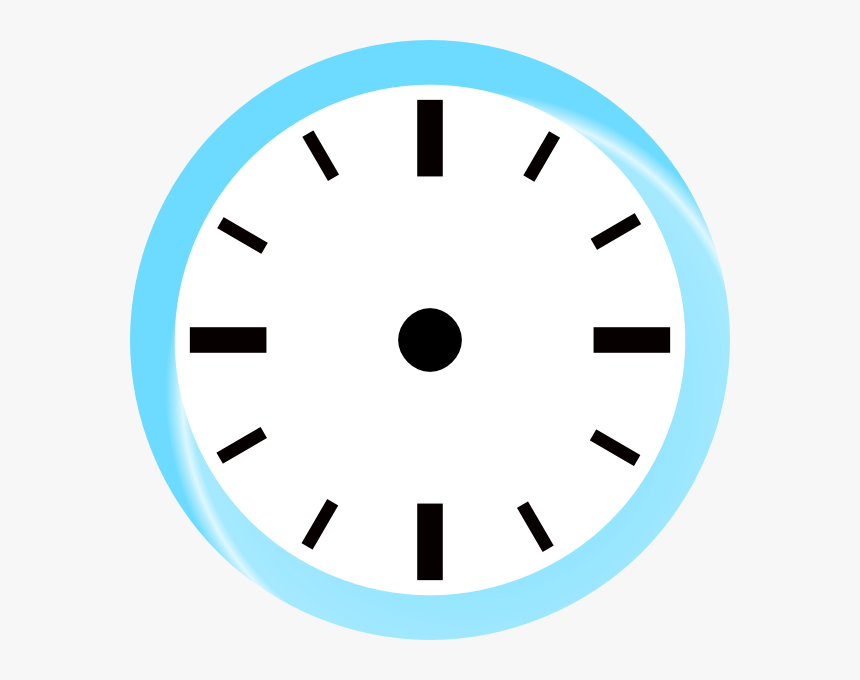 Transparent Analog Clock Png - Circle, Png Download, Free Download