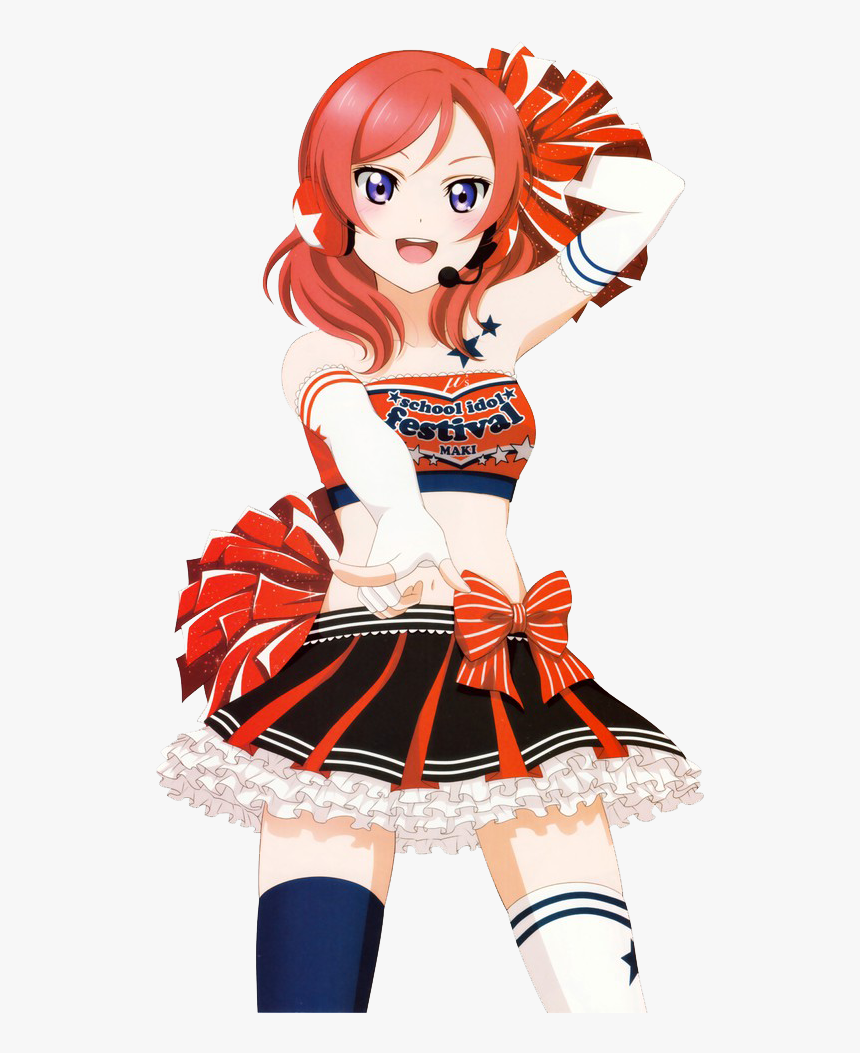 Maki Nishikino Png - Love Live Cheerleader Costume, Transparent Png, Free Download