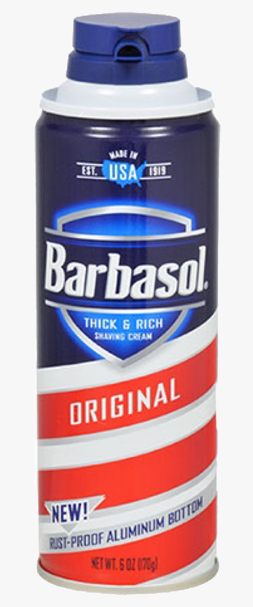 Barbasol Original Thick & Rich Shaving Cream 6oz, HD Png Download, Free Download