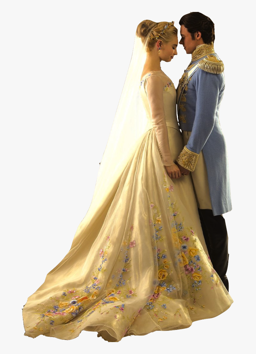 Wedding Couple Png - Cinderella And Kit Wedding, Transparent Png, Free Download