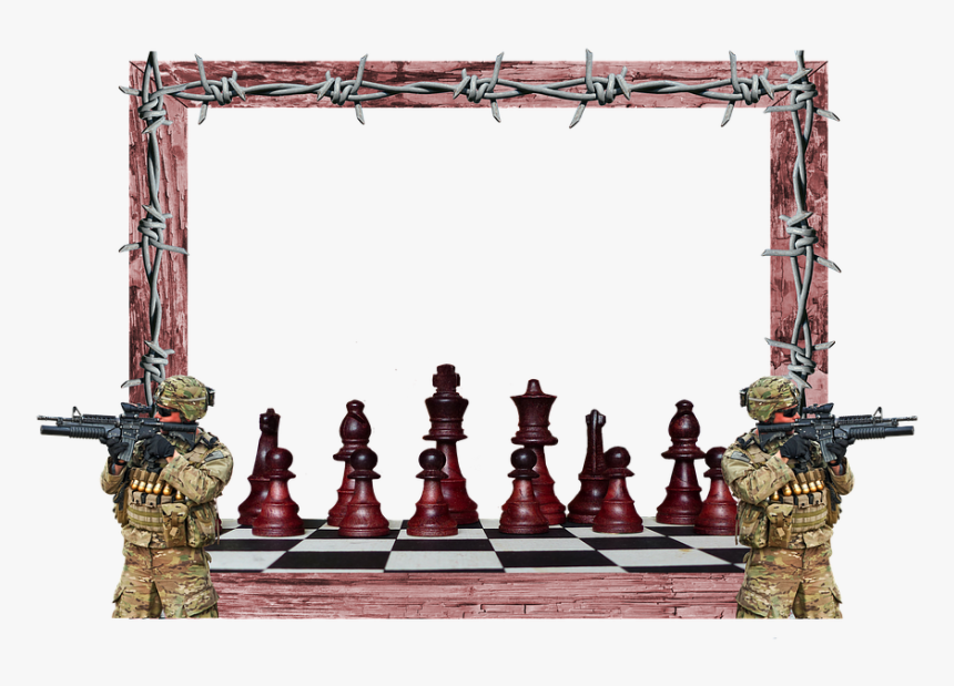 Military, Soldier, Army, Gun, Chess, Wood Frame - Army Frame Png Hd, Transparent Png, Free Download
