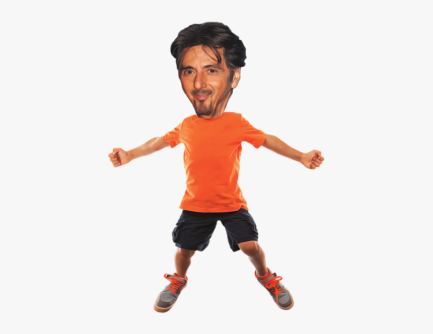 Celebrity, Caricature, Al Pacino - Ymca Youth Development, HD Png Download, Free Download
