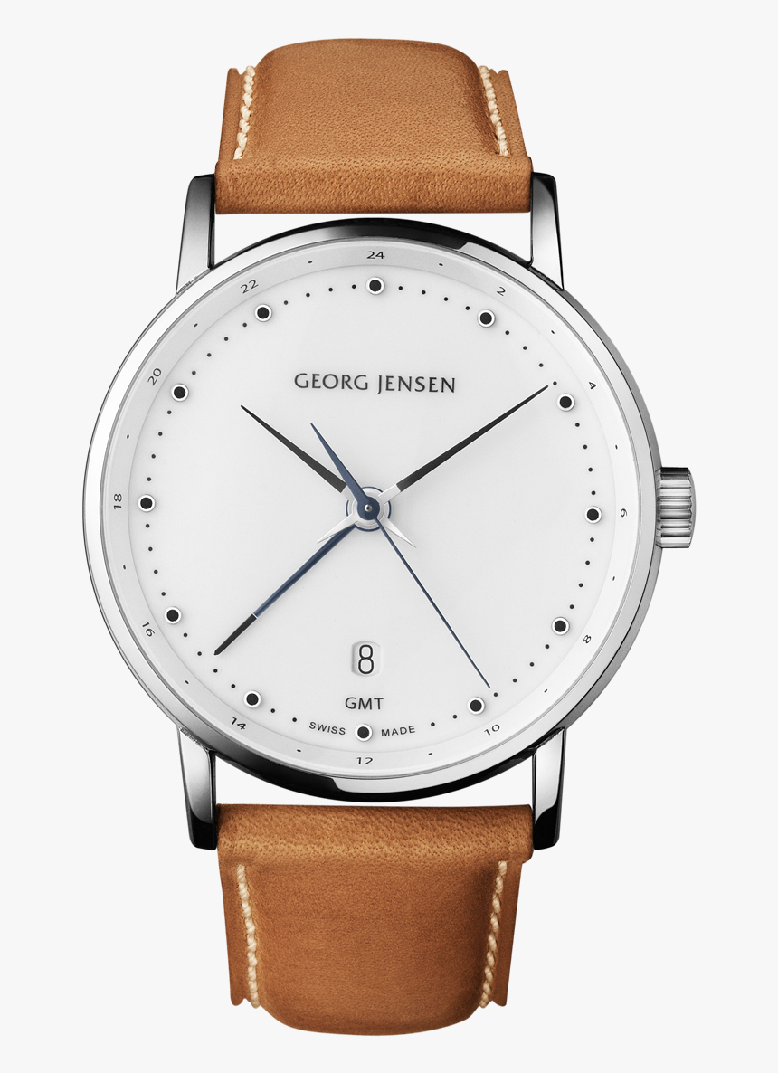 Wristwatch Png Image - Georg Jensen Gmt Watch, Transparent Png, Free Download