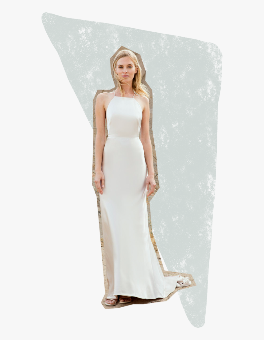 Halter Wedding Dress - Gown, HD Png Download, Free Download