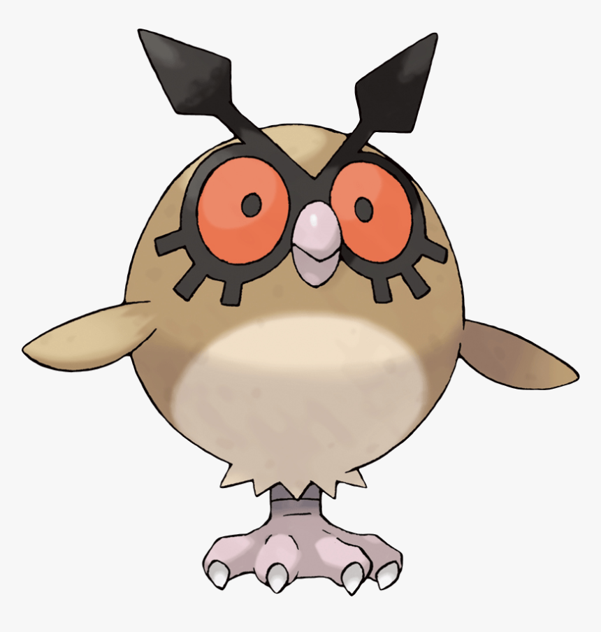 384kib, 825x825, 163hoothoot - Hoothoot Pokemon, HD Png Download, Free Download