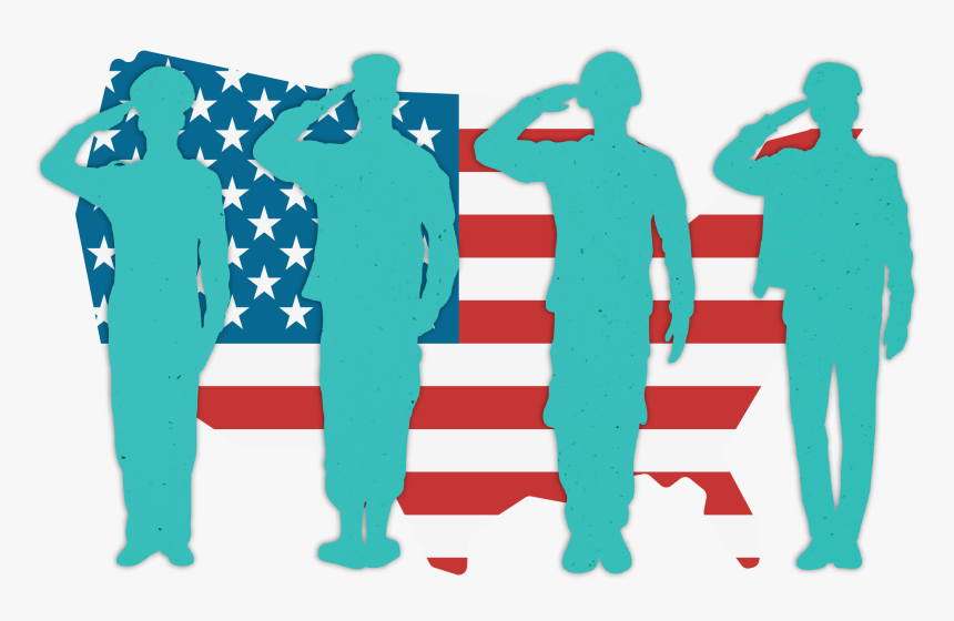 Military Salute Graphic - Illustration, HD Png Download, Free Download