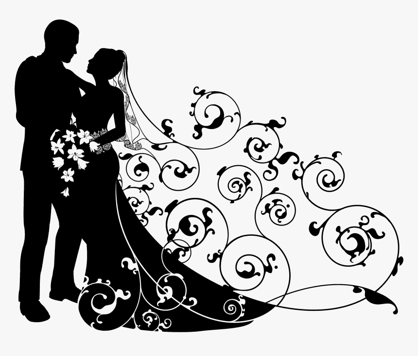 couple clipart black and white