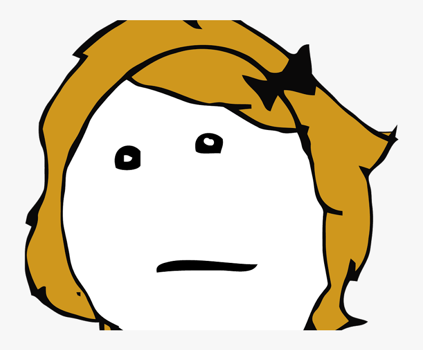 Rage Comic Faces Girl , Png Download - Rage Comic Face Gurl, Transparent Png, Free Download