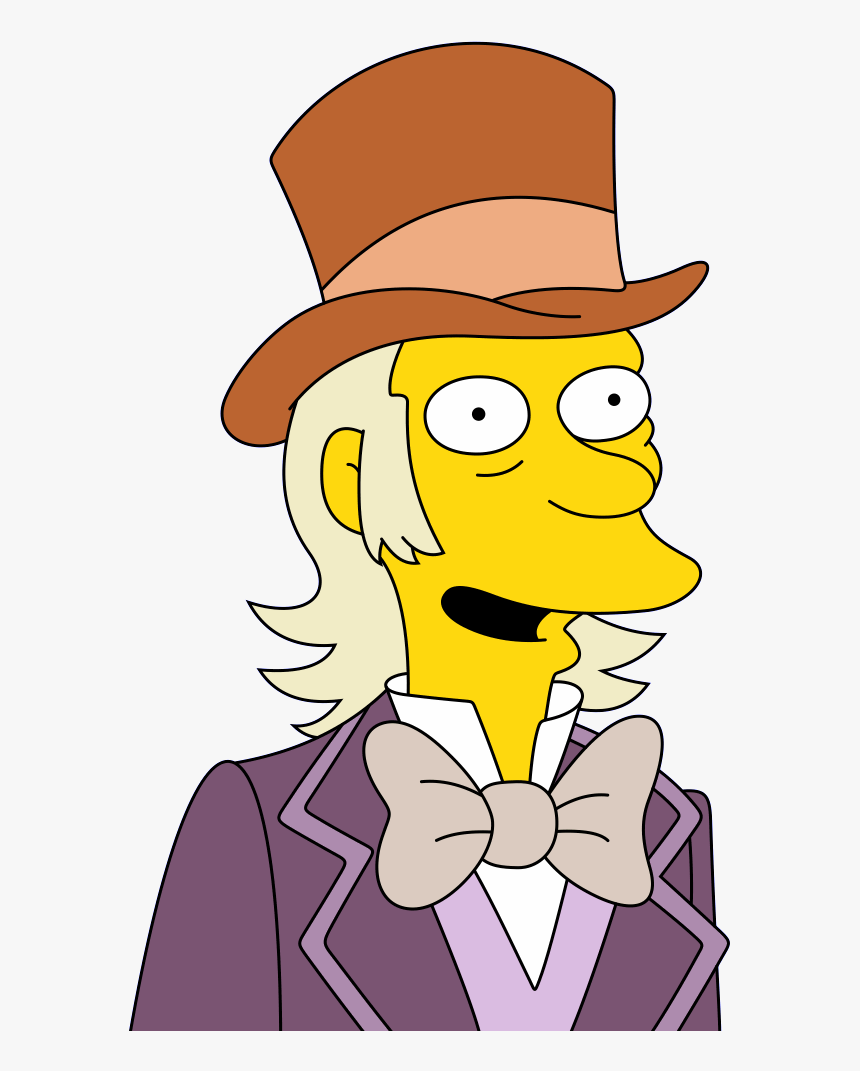 Willy Wonka The Simpsons, HD Png Download, Free Download