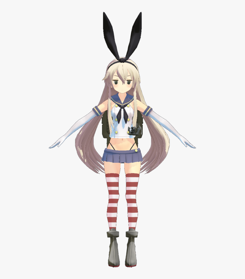 Transparent Shimakaze Png - Kantai Collection Shimakaze Mmd, Png Download, Free Download