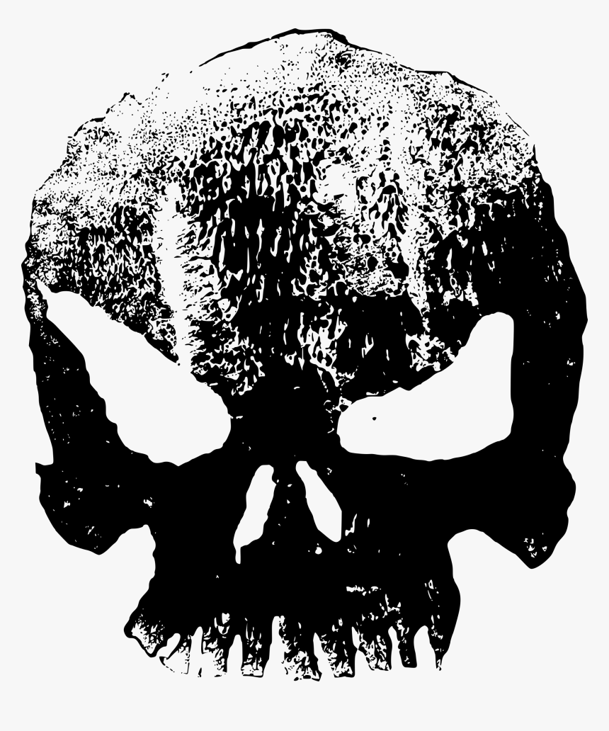 Skull Grunge Png, Transparent Png, Free Download