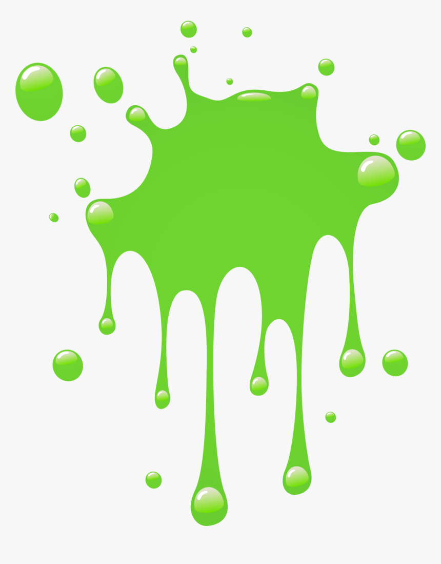Paint Splatter Clip Art - Slime Clipart, HD Png Download, Free Download