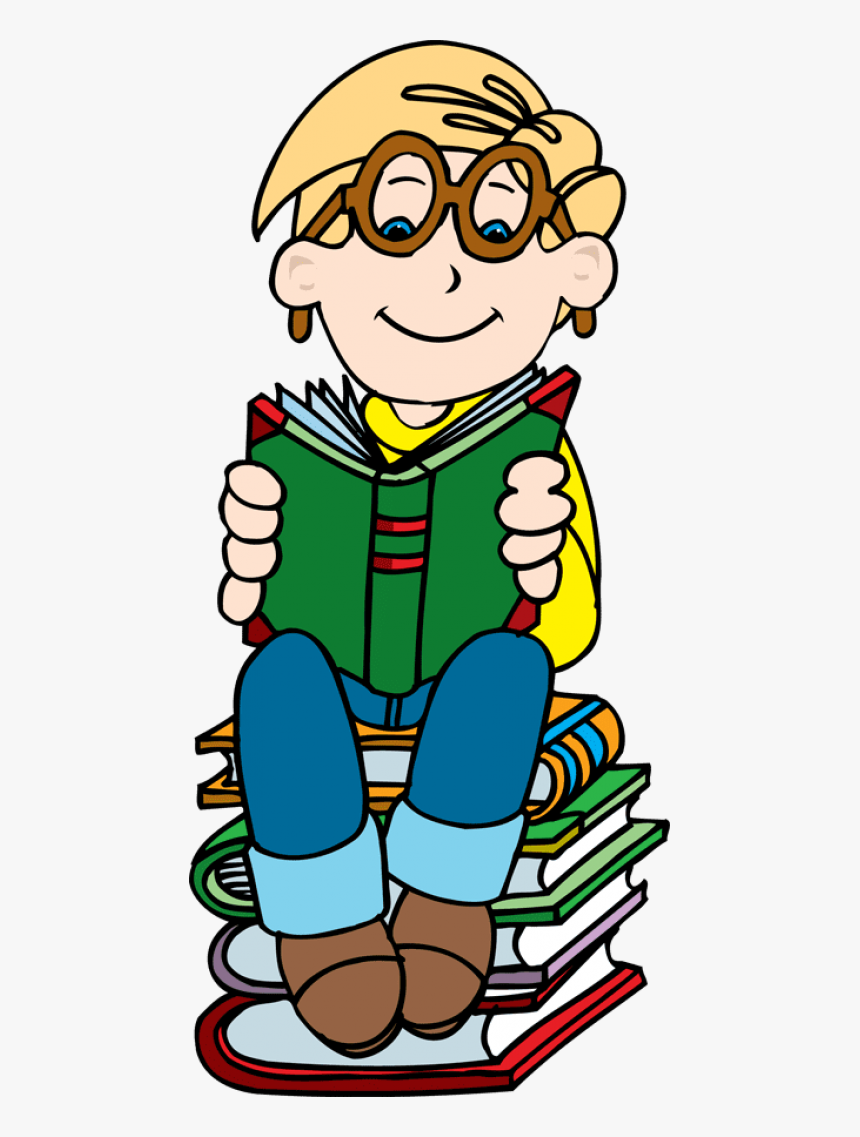 Girl Reading Book Clip Art - Wise Clipart, HD Png Download, Free Download