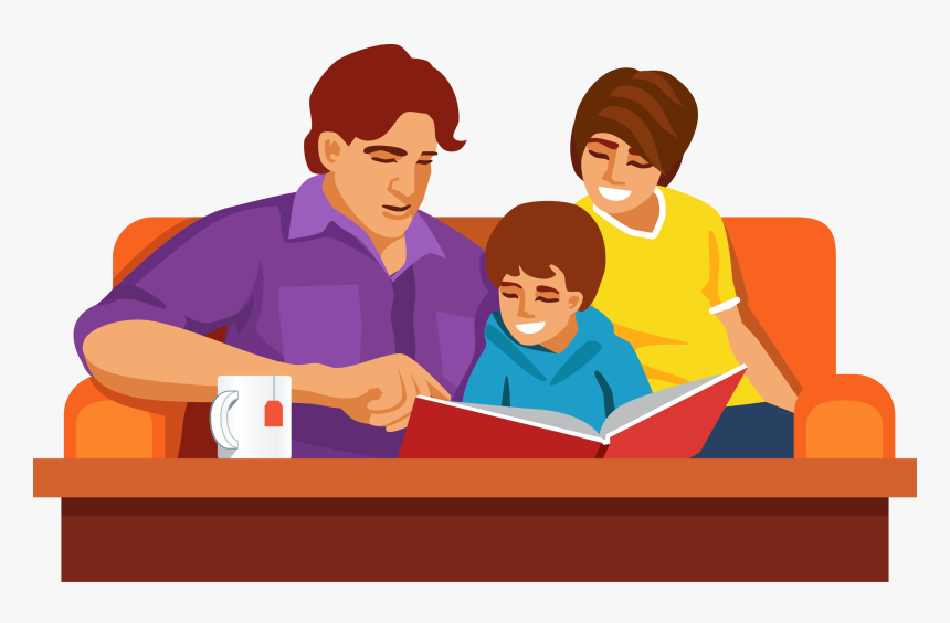 Reading Books Cartoon Png, Transparent Png, Free Download