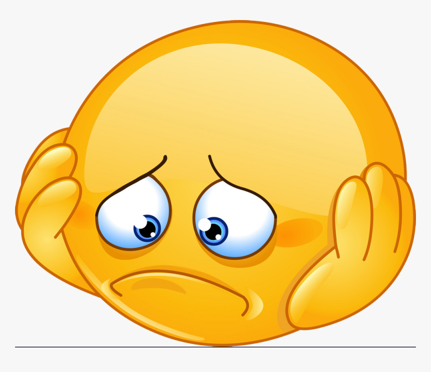 15 Sad Face Emoji Download Heart Emoji Black Red Heart - Depressed Emoticon, HD Png Download, Free Download