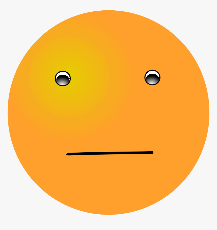 Sad Clip Arts - Smiley Orange, HD Png Download, Free Download