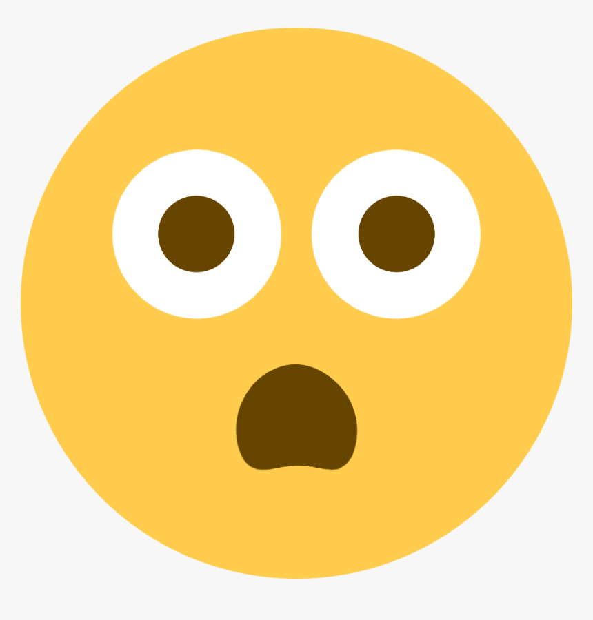 Emoji Fire Png -emoji Emoticon Whatsapp Facebook Symbol - Surprised Emoji Discord, Transparent Png, Free Download