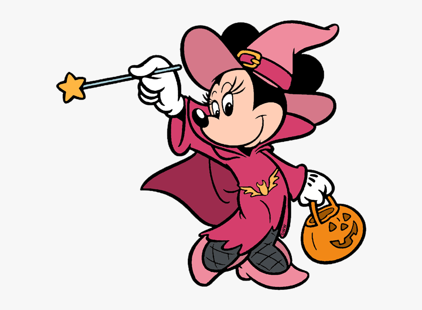 Disney Halloween Clip Art Images - Halloween Minnie Mouse Clip Art, HD Png Download, Free Download