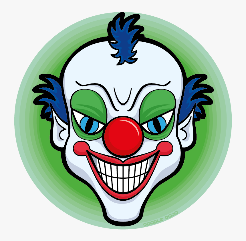 Image Result For Santas Elf Insane Clown, Scary Clowns, - Funny Joker Stickers, HD Png Download, Free Download