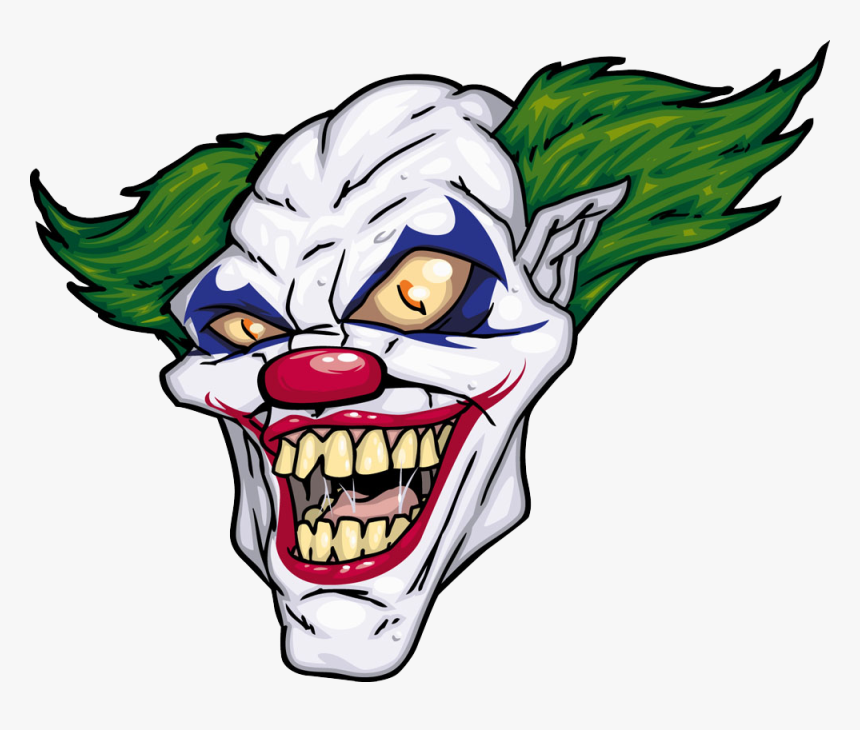 Transparent Evil Clown Png - Scary Clown Cartoon, Png Download, Free Download