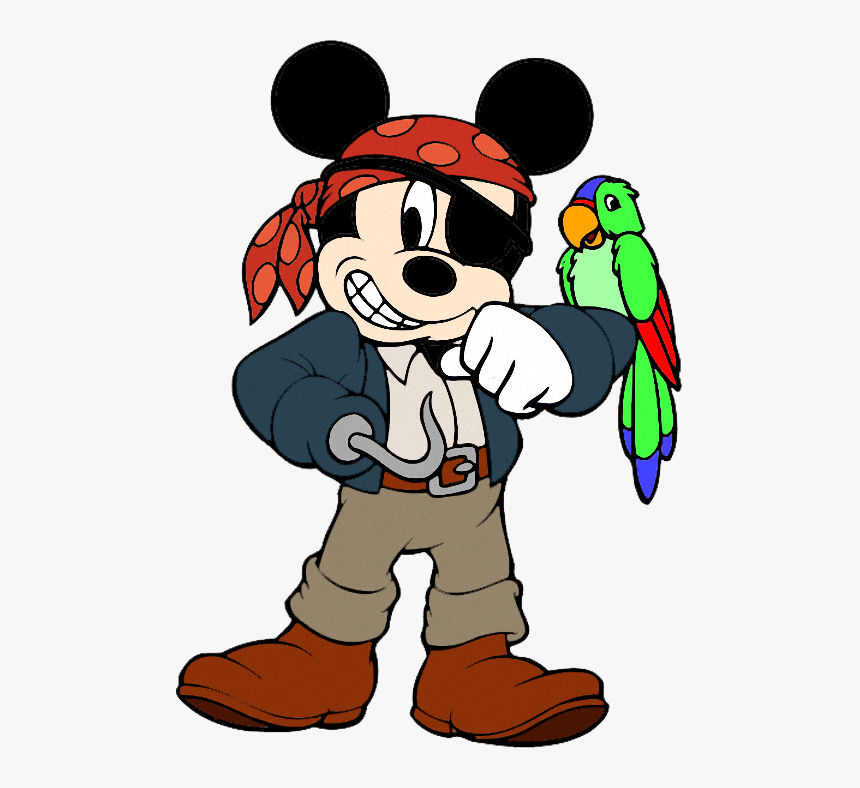 Mickey Mouse Minnie Mouse Donald Duck Daisy Duck Pirates - Mickey Mouse Pirate, HD Png Download, Free Download