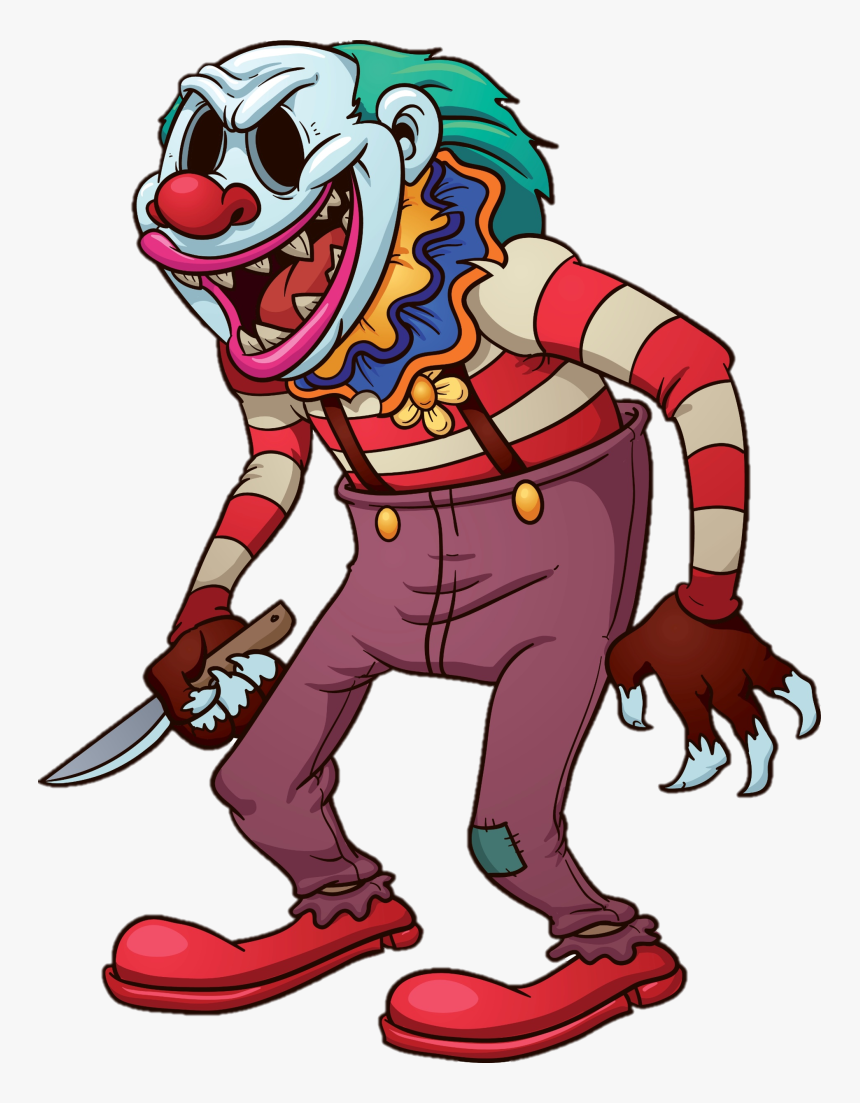 Evil Clown Clip Art - Killer Clown Clipart, HD Png Download, Free Download