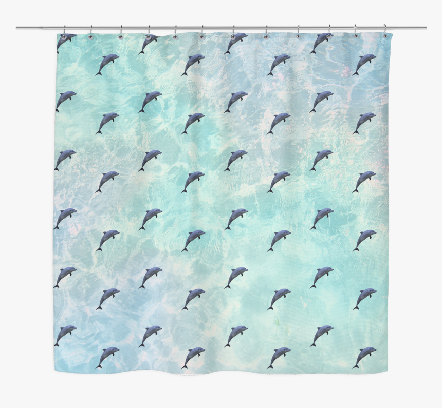 Vapor Wave Dolphin Shower Curtain - Squirrel, HD Png Download, Free Download
