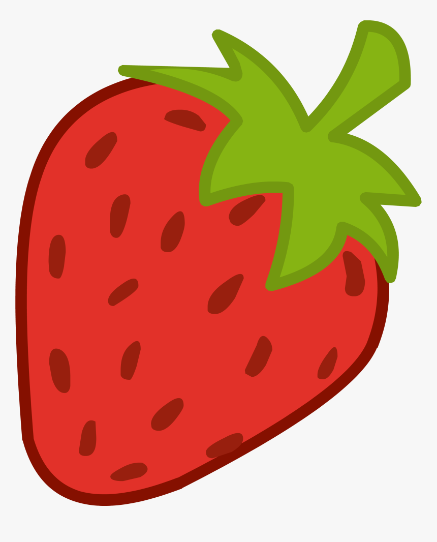 Milk Clipart Strawberry - Strawberry Clipart Transparent, HD Png Download, Free Download