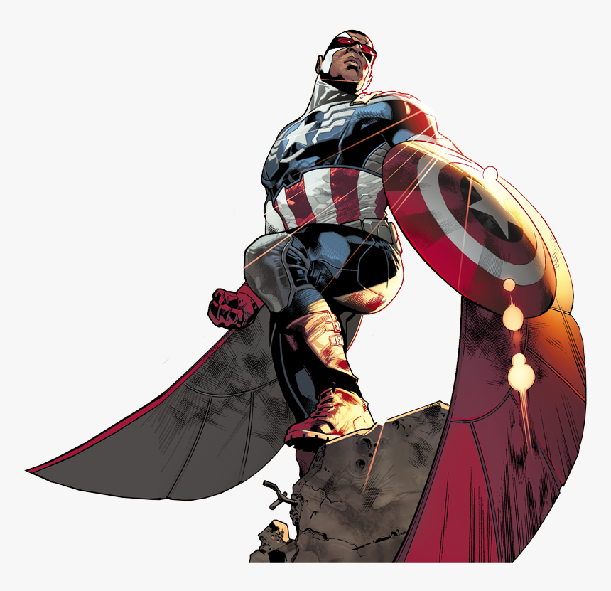 Transparent Marvel Falcon Png - Falcon Takes Over Captain America, Png Download, Free Download