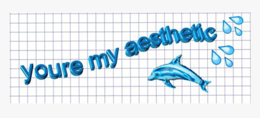 #aesthetic #vaporwave #dolphin - Paper, HD Png Download, Free Download