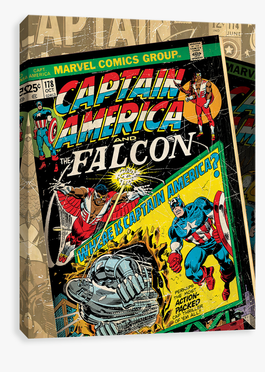 Captain America And The Falcon - Captain America 178, HD Png Download, Free Download