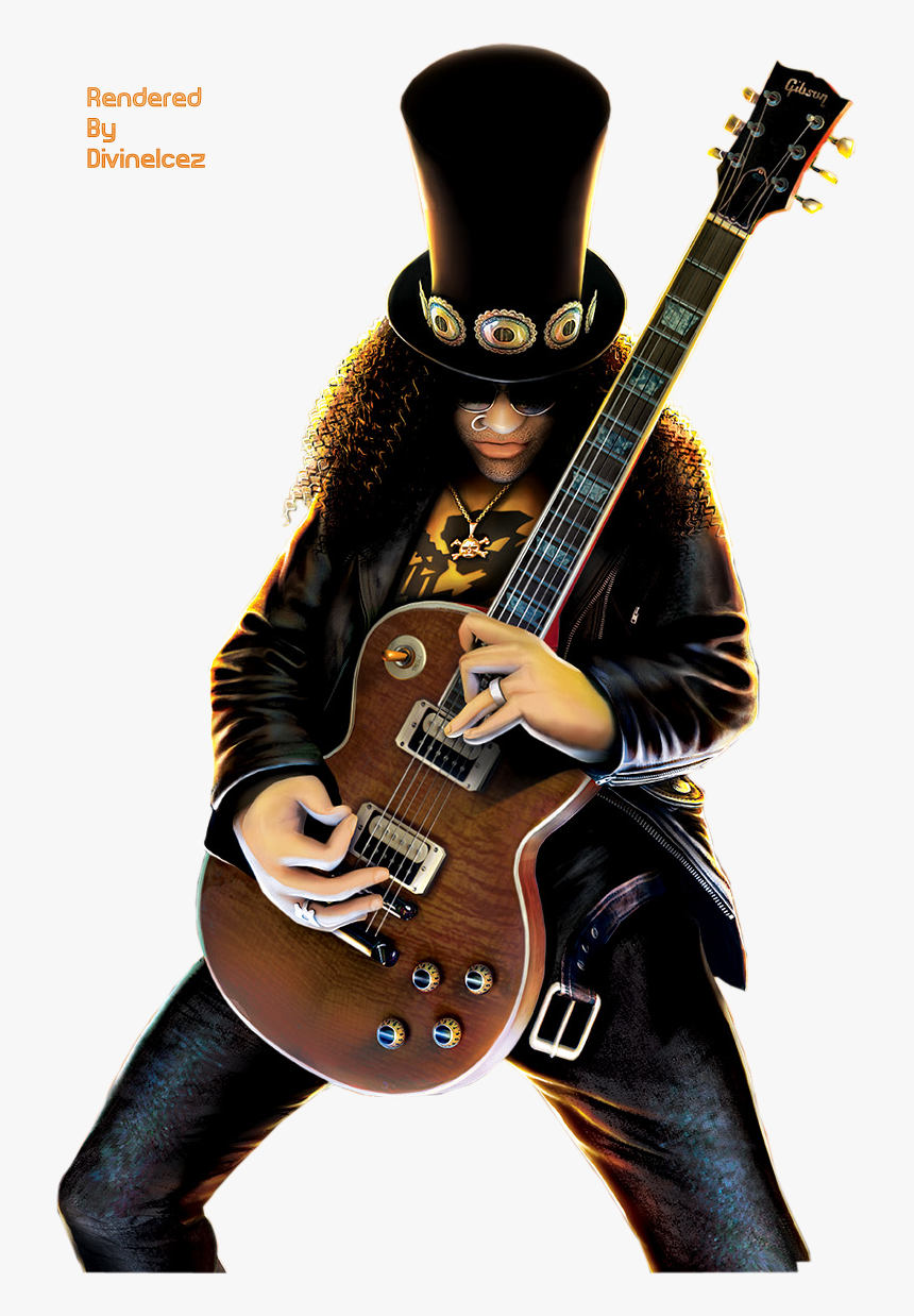 Guitar Hero 3 Slash , Png Download - Slash Guitar Hero Png, Transparent Png, Free Download