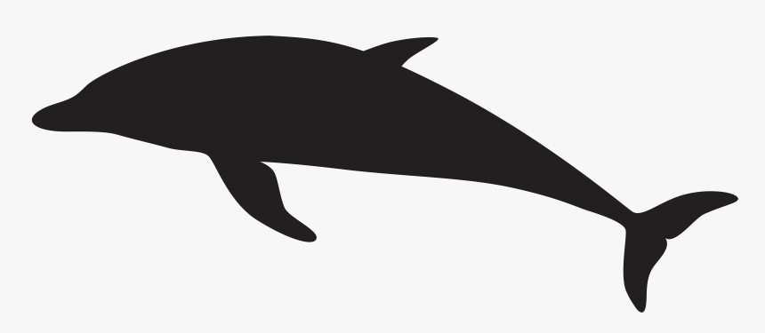 Clipart Png Dolphin - Dolphin Silhouette Png, Transparent Png, Free Download