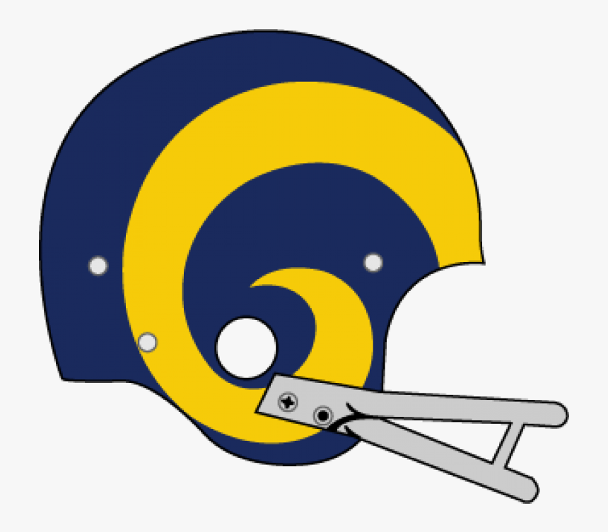 Los Angeles Rams Iron On Transfers For Jerseys - La Rams Old Helmet, HD Png Download, Free Download