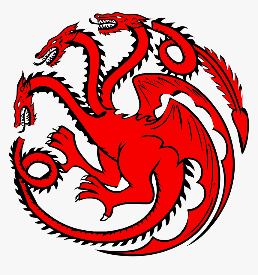 Download House Targaryen Png Pic - House Targaryen Sigil, Transparent Png, Free Download