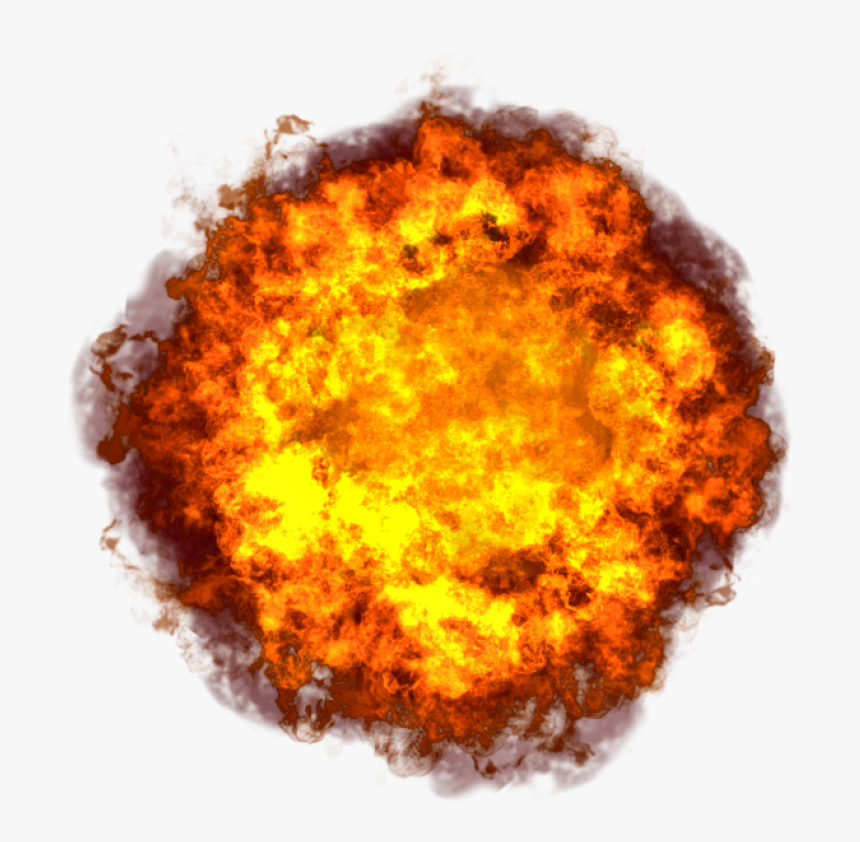Big Explosion With Fire And Smoke Png Image - Aag Ka Gola Png, Transparent Png, Free Download