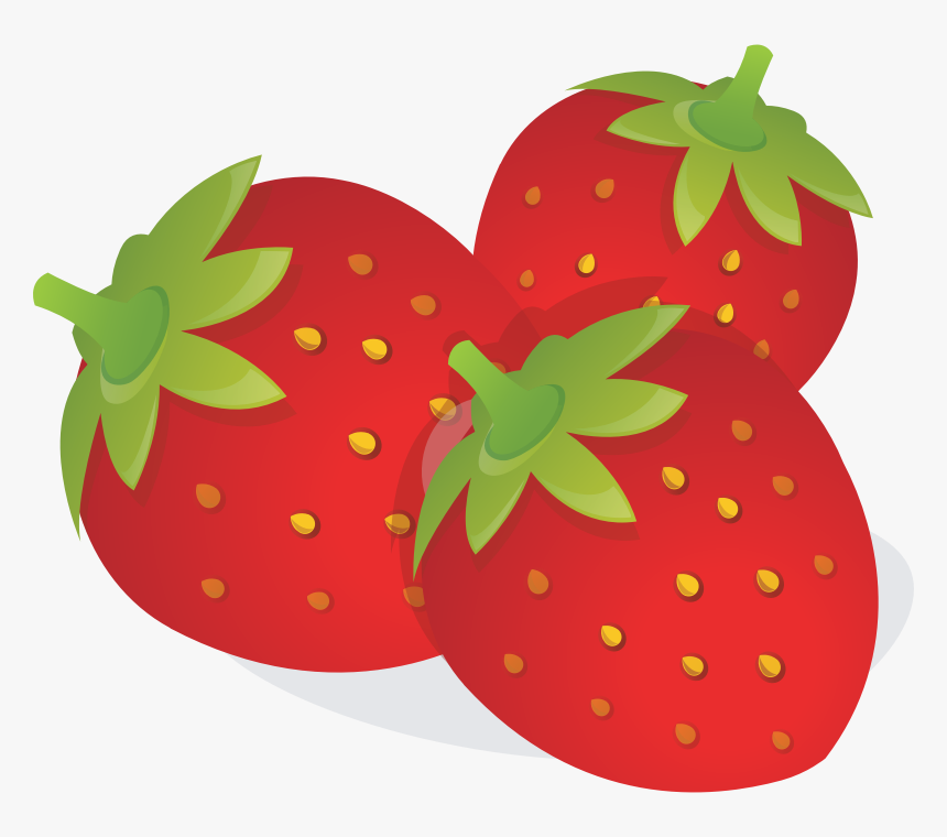 Free Strawberries Clip Art - Clipart Strawberry, HD Png Download, Free Download