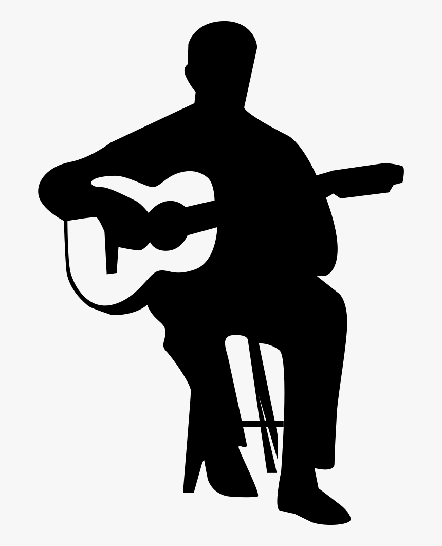 Guitar Clipart Flamenco Guitar - Guitar Playing Vector Png, Transparent Png, Free Download