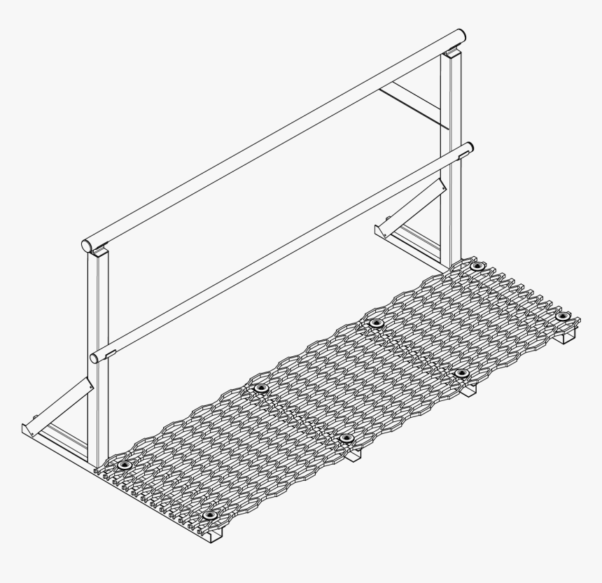 Guardrail One Side - Shelf, HD Png Download, Free Download