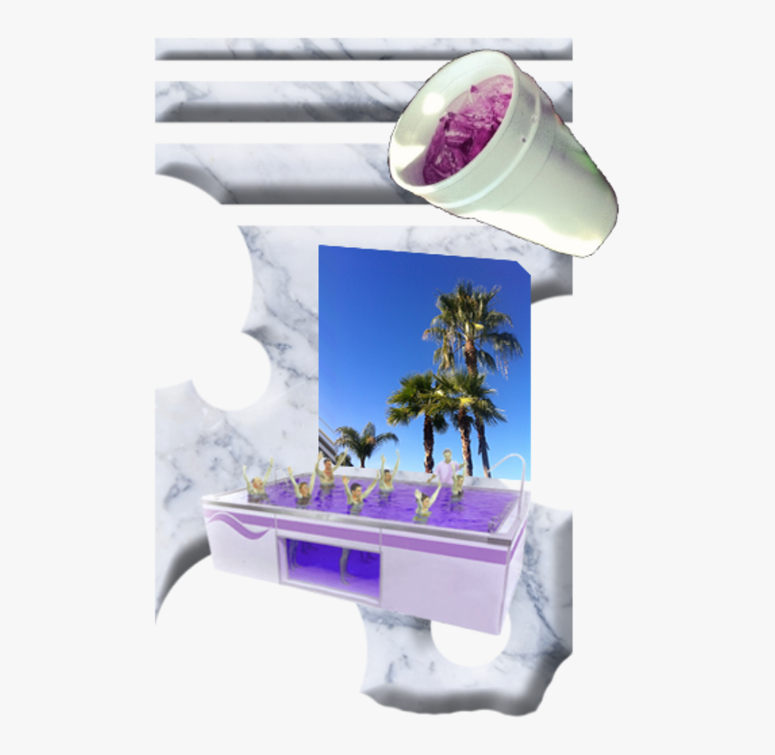 Purple - Vaporwave Aesthetic Lean Png, Transparent Png, Free Download
